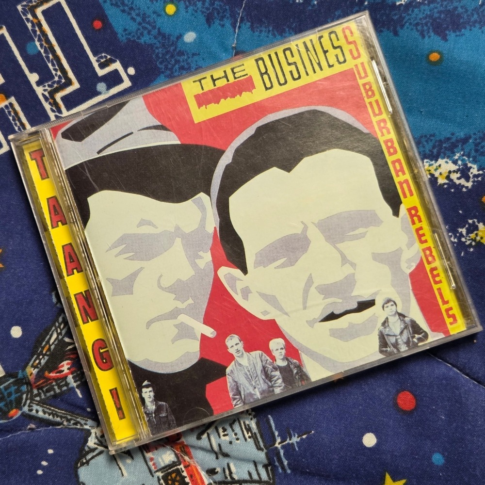 The Business CD Suburban Rebels Taang! Records Punk Rock Oi! 1996